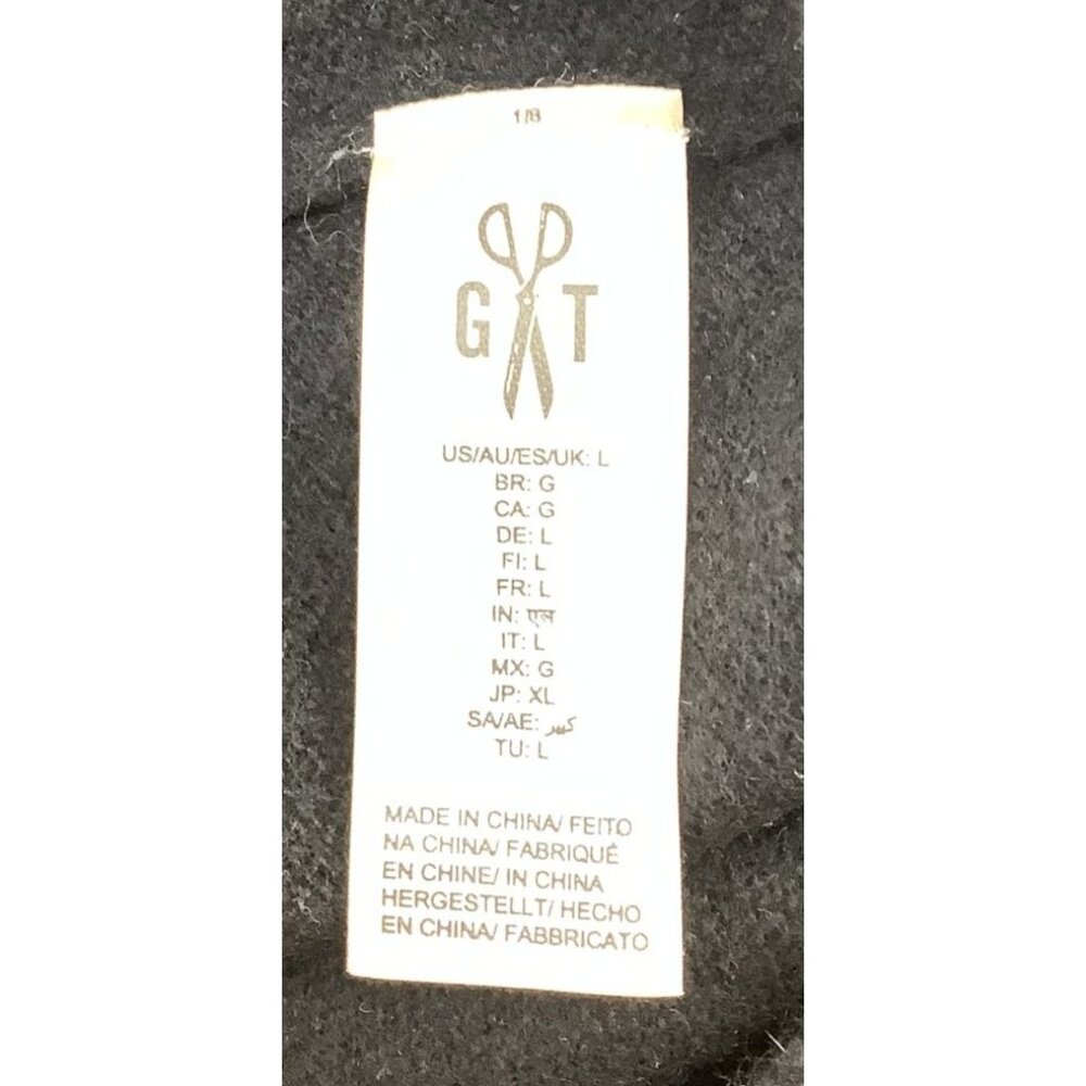 Goodthreads Men Black 100% Lambswool Crewneck Sweater L - Picture 6 of 7